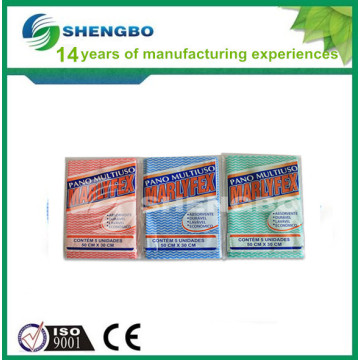 Blue Green Spunlace Nonwoven Cloth Wipes